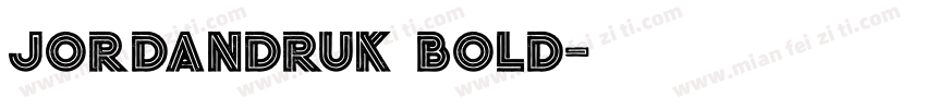 JordanDruk Bold字体转换